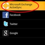 Select Exchange ActiveSync